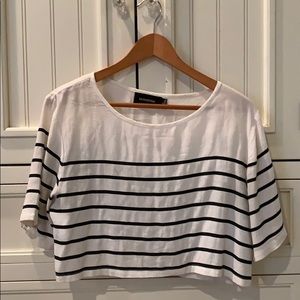 Minkpink striped crop top